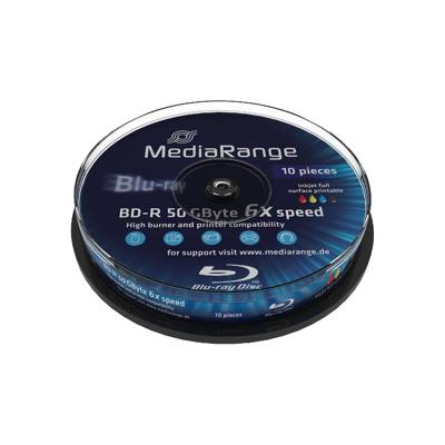 MediaRange MR509 Lees/schrijf blu-ray disc BD-R 50 GB 10 stuk(s)