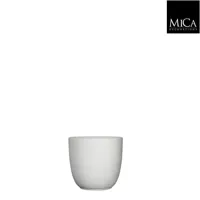 Mica Decorations tusca pot wit 11x12cm - thumbnail