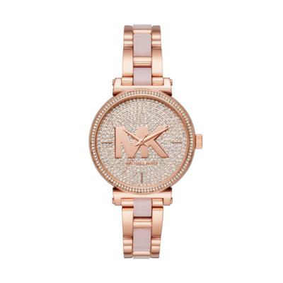 Horlogeband Michael Kors MK4336 Staal Rosé 14mm Horlogeband Michael Kors MK4336 Staal Rosé 14mm