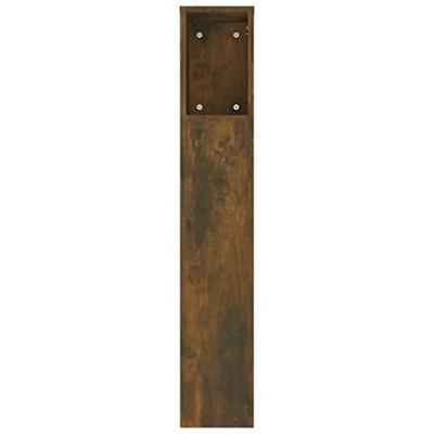 Hoofdbordkast 180x18,5x104,5 cm gerookt eikenkleurig