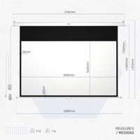 Panoramisch Elektrisch Paneel iggual PSIPS184 80" (184 x 104 cm) 84" - thumbnail