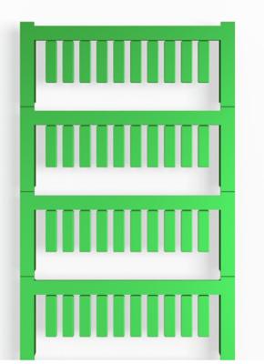 Weidmüller 1609981688 TM-I 15 NEUTRAL GN Apparaatmarkering Montagemethode: Schuiven Markeringsvlak: 4 x 15 mm Groen Aantal markeringen: 400 400 stuk(s)