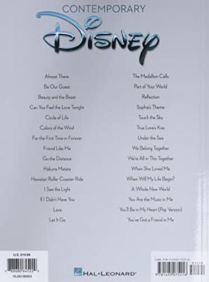 Hal Leonard Contemporary Disney songboek voor gitaar