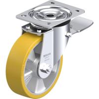 Blickle L-ALTH 160K-ST Zwenkwiel met rem Wieldiameter: 160 mm Draagvermogen (max.): 400 kg 1 stuk(s) - thumbnail