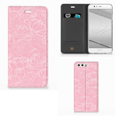 Huawei P10 Plus Smart Cover White Flowers Huawei P10 Plus Smart Cover White Flowers