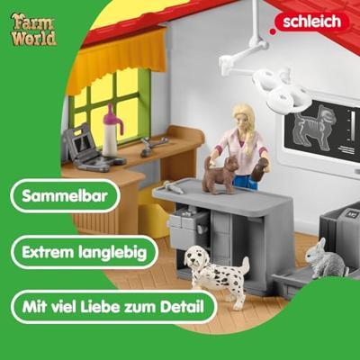 schleich FARM WORLD dierenartspraktijk met dieren 42502 - thumbnail