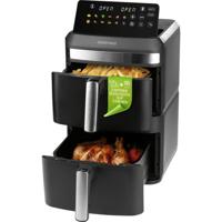 GourmetMaxx 16818 Airfryer 12 l Anti-aanbaklaag, BPA-vrij, CoolTouch-behuizing, Digitale timer, Grillfunctie, Heteluchtfunctie, Multifunctioneel, - thumbnail