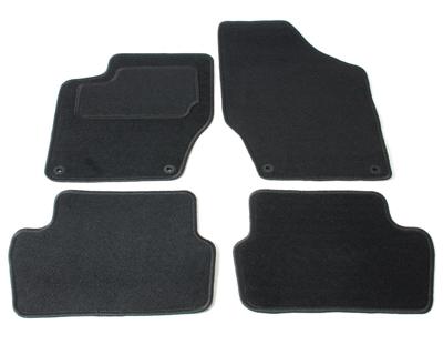 Automatten op maat - zwart stof - Peugeot 308 2007-2013 Automatten op maat - zwart stof - Peugeot 308 2007-2013
