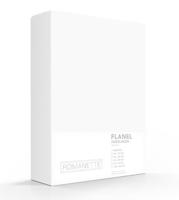 Romanette Romanette flanel hoeslaken Wit 140x200 - thumbnail