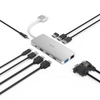 Hama USB-C dockingstation Geschikt voor merk (dockingstation): Apple MacBook Incl. laadfunctie, USB-C Power Delivery - thumbnail
