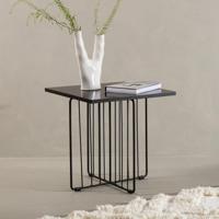 Nohr Salontafel 'Ashlynn' 40 x 40cm, kleur Zwart - thumbnail