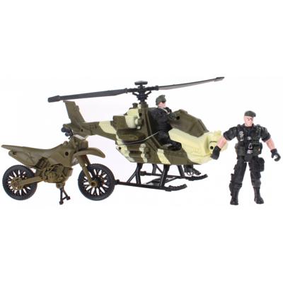 Johntoy speelset Army Forces helicopter groen Johntoy speelset Army Forces helicopter groen
