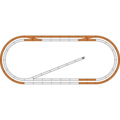 H0 Roco GeoLine (met ballastbed) 51250 Uitbreidingsset 1 set(s) H0 Roco GeoLine (met ballastbed) 51250 Uitbreidingsset 1 set(s)