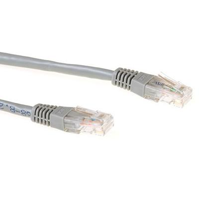 ACT Grijze 7 meter LSZH U/UTP CAT6 patchkabel met RJ45 connectoren