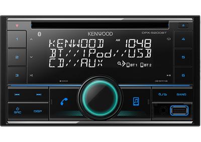 Kenwood DPX-5200BT 2-DIN CD-autoradio met Bluetooth handsfree apparaat (Alexa ingebouwde USB, AUX-in, high-performance uren, Spotify Control, soundprocessor, 4x50 watt, variabele toetsverlichting)