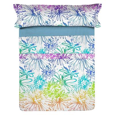 Beddengoedset Lois HIPPY Blauw Bed van 105