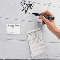 Sigel SI-GL381 Glasmagneetbord Artverum White Wood 130x55 cm Wit - thumbnail