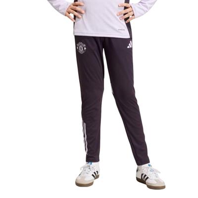 adidas Manchester United Trainingsbroek 2025-2026 Kids Zwart Paars