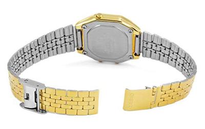 Casio LA680WEGA-1ER Horloge Ditigaal goudkleurig-zwart - thumbnail
