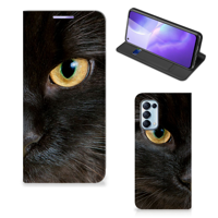 OPPO Find X3 Lite | Hoesje maken | Zwarte Kat - thumbnail