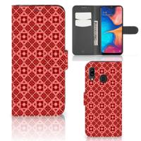 Samsung Galaxy A30 | Telefoon Hoesje | Batik Rood - thumbnail