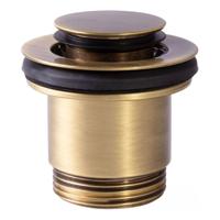 Afvoerplug Tres Valvulva | 5/4" | Click waste | Messing | Rond | Messing oud - thumbnail