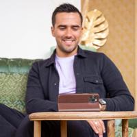 Accezz Premium Leather Slim Book Case voor Samsung Galaxy A53 Telefoonhoesje Bruin - thumbnail