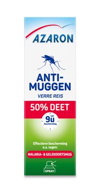 Azaron Anti-Muggenspray Verre Reis 50% DEET Azaron Anti-Muggenspray Verre Reis 50% DEET