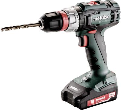 Metabo BS 18 L Quick Accu boorschroefmachine |18 Volt | 2 x 2,0 Ah Li-Power, SC 60 Plus | In Metabox - 602320500