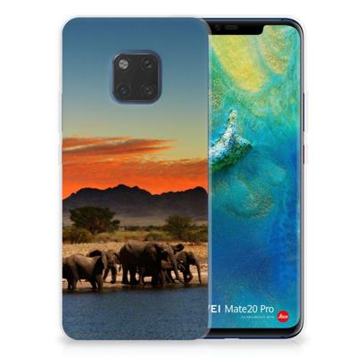 Huawei Mate 20 Pro | TPU Hoesje | Olifanten