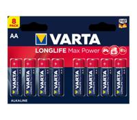 Varta Longlife Max Power AA 8-pack Batterijen - thumbnail