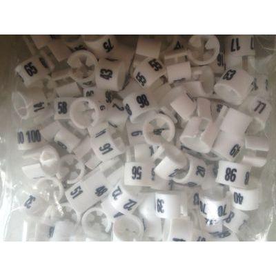 Collectie-serie MINI wit nummer 1-100 Collectie-serie MINI wit nummer 1-100