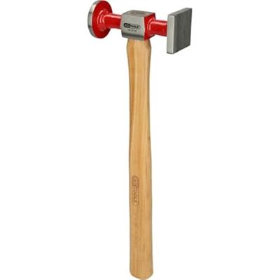 KS Tools 140.2134 Body-standaard hamer, groot rond/vierkant/gewelfd, 325mm KS Tools 140.2134 Body-standaard hamer, groot rond/vierkant/gewelfd, 325mm