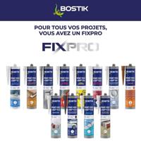 Kitlijm - BOSTIK - Fixpro MSP 117 - Extreme omstandigheden - Binnen/buiten - Wit - 290 ml koker - thumbnail