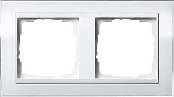 Gira Event Clear Zuiverwit / Zuiverwit 2-voudig