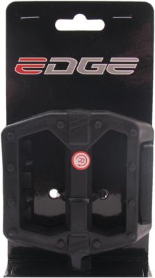 Edge pedaalset breed kunststof zwart