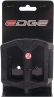 Pedaalset BMX Edge breed kunststof zwart - thumbnail