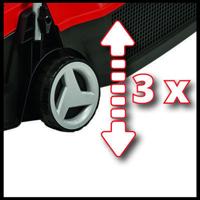 Einhell GE-CM 18/32 Li-Solo Accu-grasmaaier Accu Verrijdbaar, T-greep, Uitwerp aan achterzijde, Zonder accu, Zonder lader 18 V Snijbreedte max. 32 cm - thumbnail