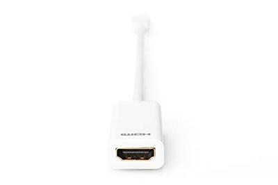 ASSMANN Electronic Mini DP -HDMI type A mini DisplayPort 1.1a HDMI type A Wit kabeladapter/verloopst ASSMANN Electronic Mini DP -HDMI type A mini DisplayPort 1.1a HDMI type A Wit kabeladapter/verloopst