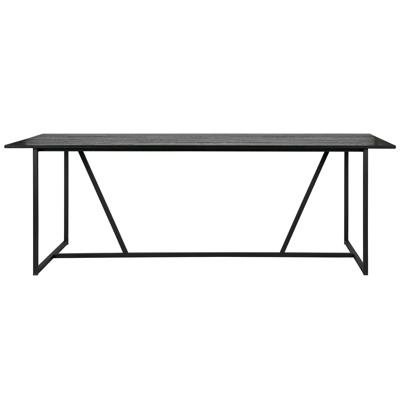 Eettafel Silas eiken zwart Eettafel Silas eiken zwart