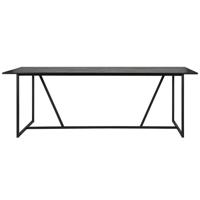 Eettafel Silas eiken zwart - thumbnail