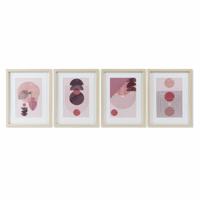 Schilderij DKD Home Decor Abstract (35 x 2 x 45 cm) (4 Stuks) - thumbnail