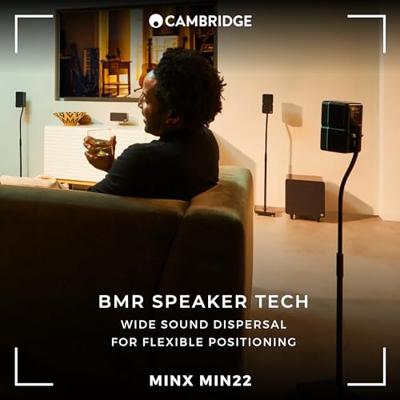 Cambridge Audio: MINX Min 22 Boekenplank Speaker - Zwart - thumbnail