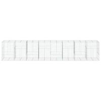 Schanskorf 800x100x150 cm gegalvaniseerd ijzer zilverkleurig - thumbnail