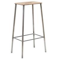 Frama Adam barkruk H76 naturel leer|staal - thumbnail