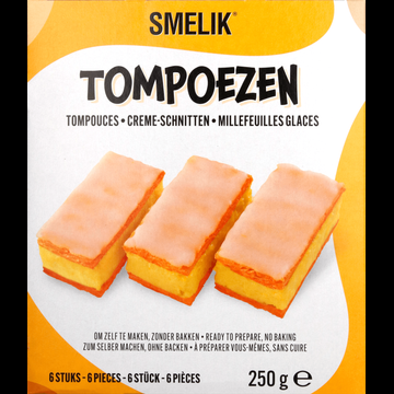 Smelik Tompoezen 6 Stuks 250 g bij Jumbo