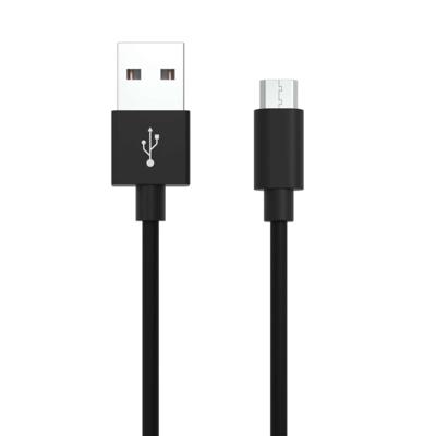 Ansmann 1700-0077 USB-kabel USB 2.0 USB-A stekker, USB-micro-B stekker 2.00 m Zwart Aluminium-stekker, TPE-mantel