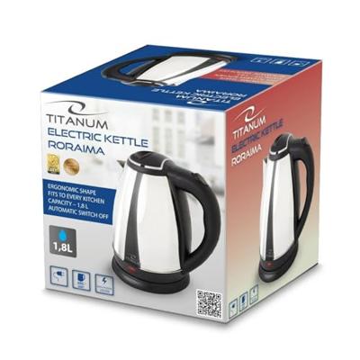 Titanum TKK102S Waterkoker 1,8L 1800W Inox Zilver