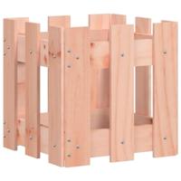 VidaXL Plantenbak met hekontwerp 30x30x30 cm massief dougashout - thumbnail