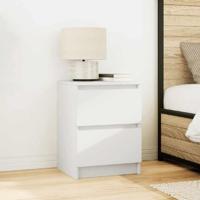 Tv-meubel 40x35x54 cm spaanplaat wit - thumbnail